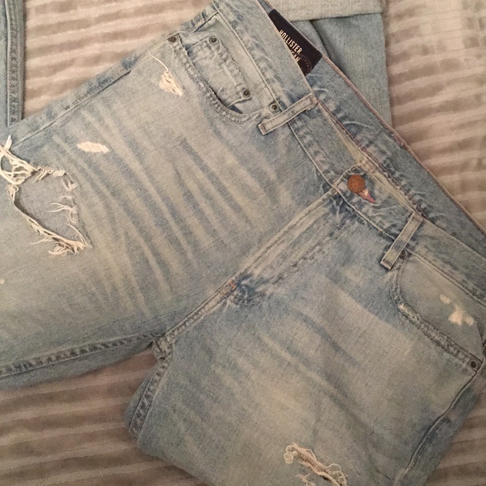 Slim light denim holister jeans